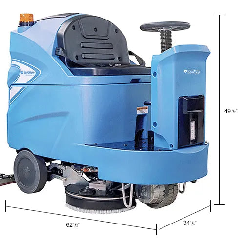 Global Industrial Auto Ride-On Floor Scrubber