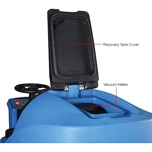Global Industrial Auto Ride-On Floor Scrubber